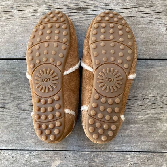 UGG Hailey Round Toe Loafers Tan - Picture 5 of 8
